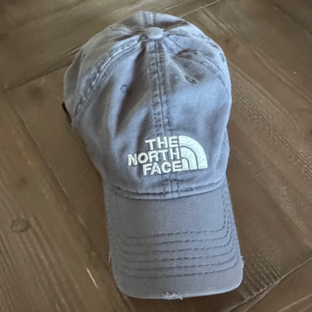 The North Face Adjustable Charcoal Blue Baseball Cap